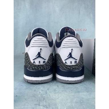 Air Jordan 3 Retro Midnight Navy CT8532-140 White/Midnight Navy/Cement Grey/Black Mens Womens Shoes