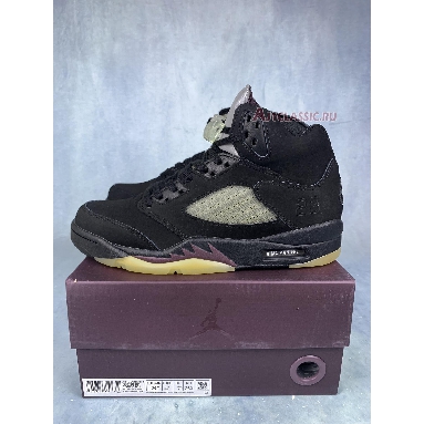 A Ma Maniere x Air Jordan 5 Retro Dusk FD1330-001 Black/Burgundy Crush/Black/Pale Ivory Sneakers