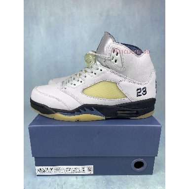 A Ma Maniere x Air Jordan 5 Retro Dawn FZ5758-004 Photon Dust/Black/Diffused Blue/Pale Ivory Sneakers