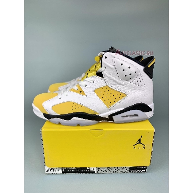 Air Jordan 6 Retro Yellow Ochre CT8529-170 White/Yellow Ochre/Black Sneakers