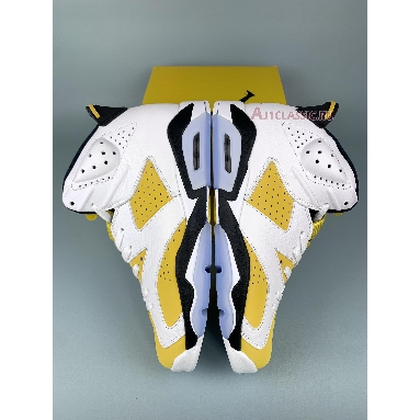 Air Jordan 6 Retro Yellow Ochre CT8529-170 White/Yellow Ochre/Black Mens Womens Shoes