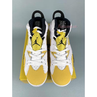 Air Jordan 6 Retro Yellow Ochre CT8529-170 White/Yellow Ochre/Black Mens Womens Shoes