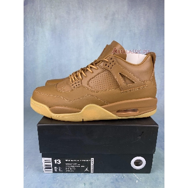 Air Jordan 4 Retro Premium Wheat 819139-205 Ginger/Gum Yellow Sneakers