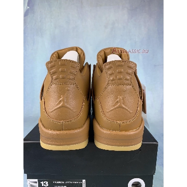 Air Jordan 4 Retro Premium Wheat 819139-205 Ginger/Gum Yellow Sneakers