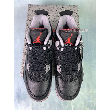 Air Jordan 4 Retro Bred Reimagined FV5029-006 Black/Fire Red/Cement Grey/Summit White Mens Womens Shoes