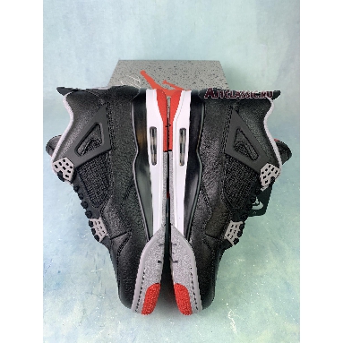 Air Jordan 4 Retro Bred Reimagined FV5029-006 Black/Fire Red/Cement Grey/Summit White Mens Womens Shoes