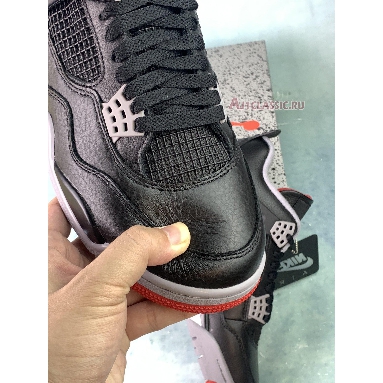 Air Jordan 4 Retro Bred Reimagined FV5029-006 Black/Fire Red/Cement Grey/Summit White Mens Womens Shoes