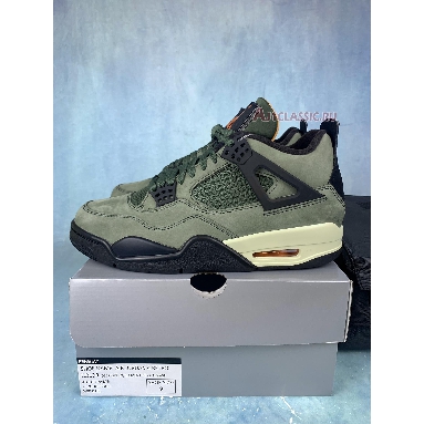 Undefeated x Air Jordan 4 Retro Deep Green JBM351-M1-1 Deep Green/Clementine/Black/Dk Mens Womens Shoes