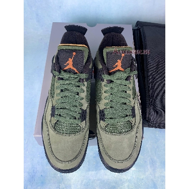 Undefeated x Air Jordan 4 Retro Deep Green JBM351-M1-1 Deep Green/Clementine/Black/Dk Mens Womens Shoes