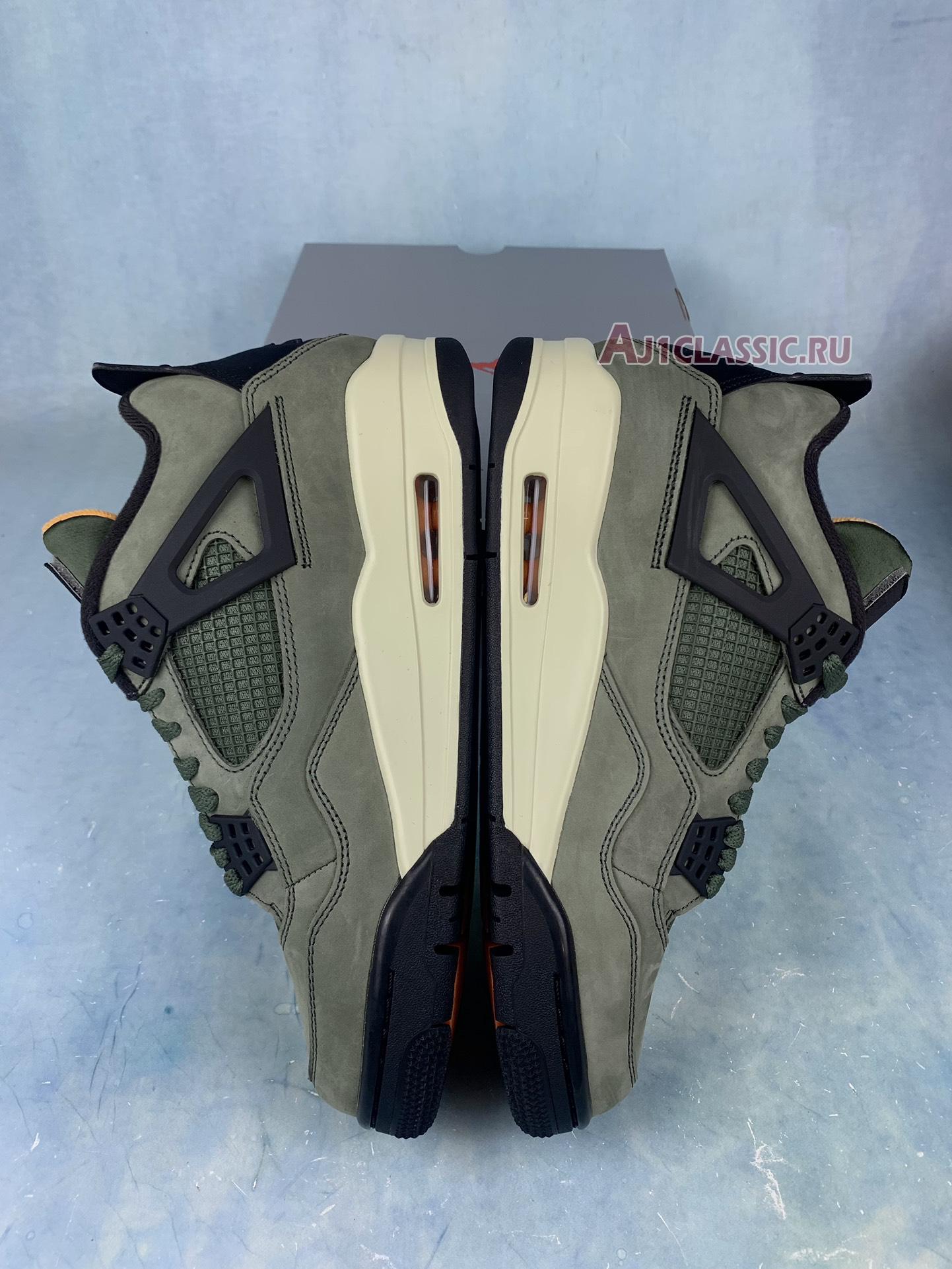 Undefeated x Air Jordan 4 Retro "Deep Green" JBM351-M1-1