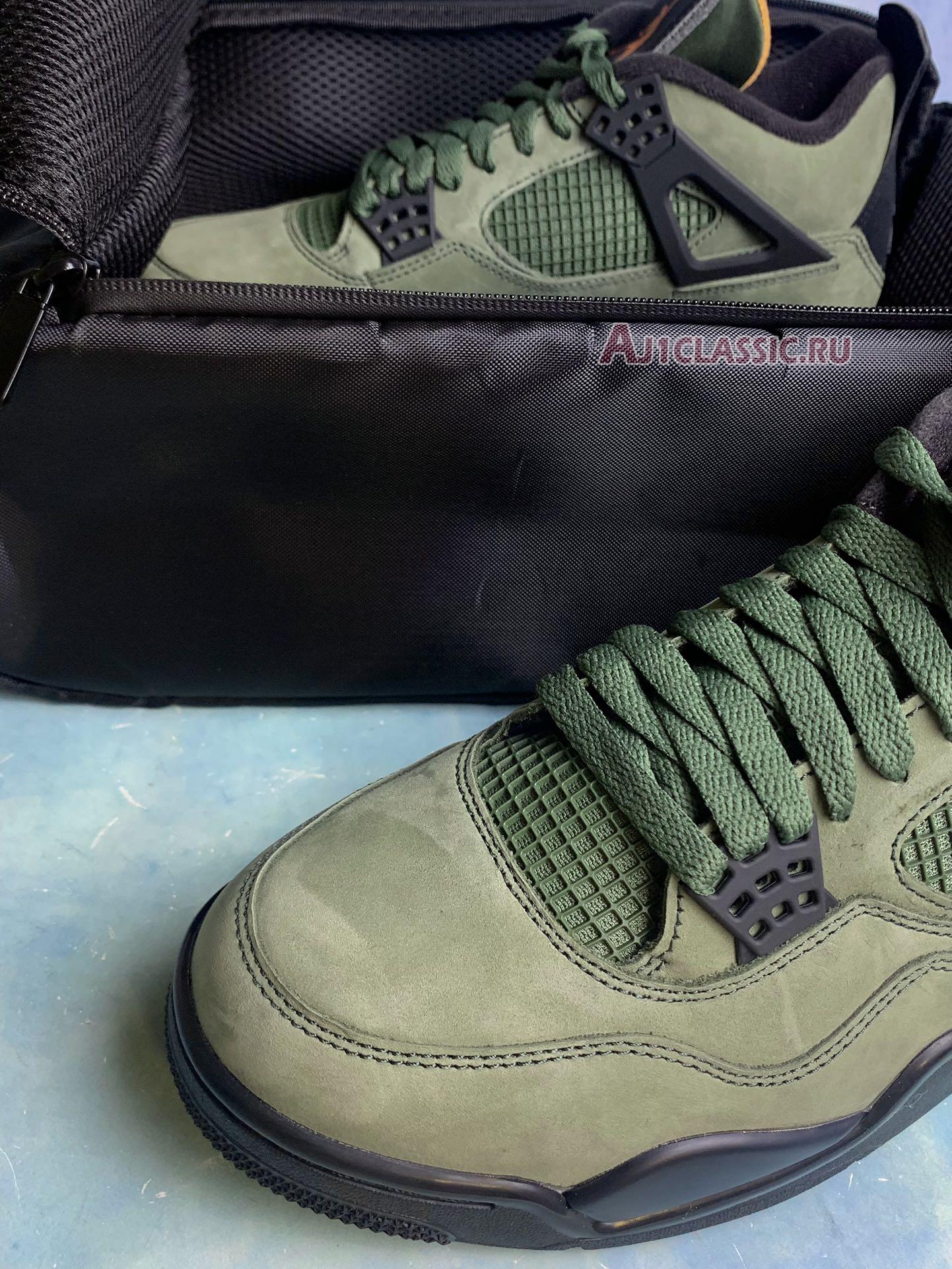 New Undefeated x Air Jordan 4 Retro "Deep Green" JBM351-M1-1 Shoes