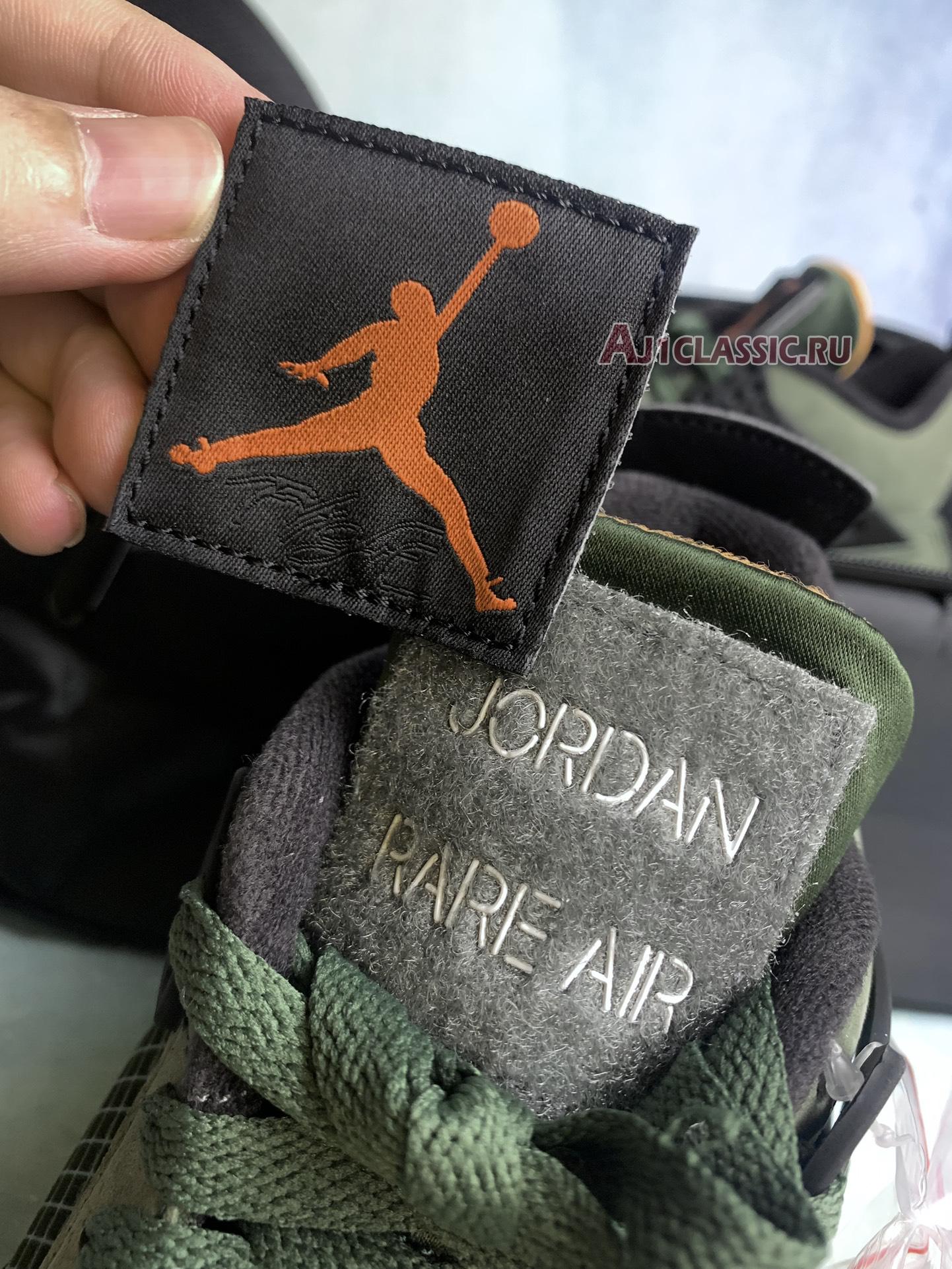 Undefeated x Air Jordan 4 Retro "Deep Green" JBM351-M1-1