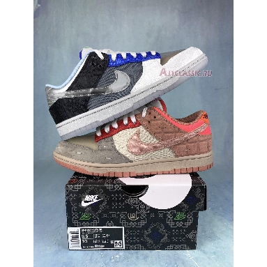 CLOT x Nike Dunk Low SP What The With Trading Card FN0316-999 Multi-Color/Multi-Color Mens Womens Shoes