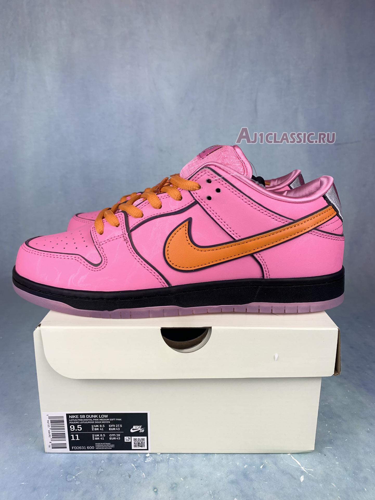 New The Powerpuff Girls x Nike Dunk Low Pro SB QS "Blossom" FD2631-600 Shoes