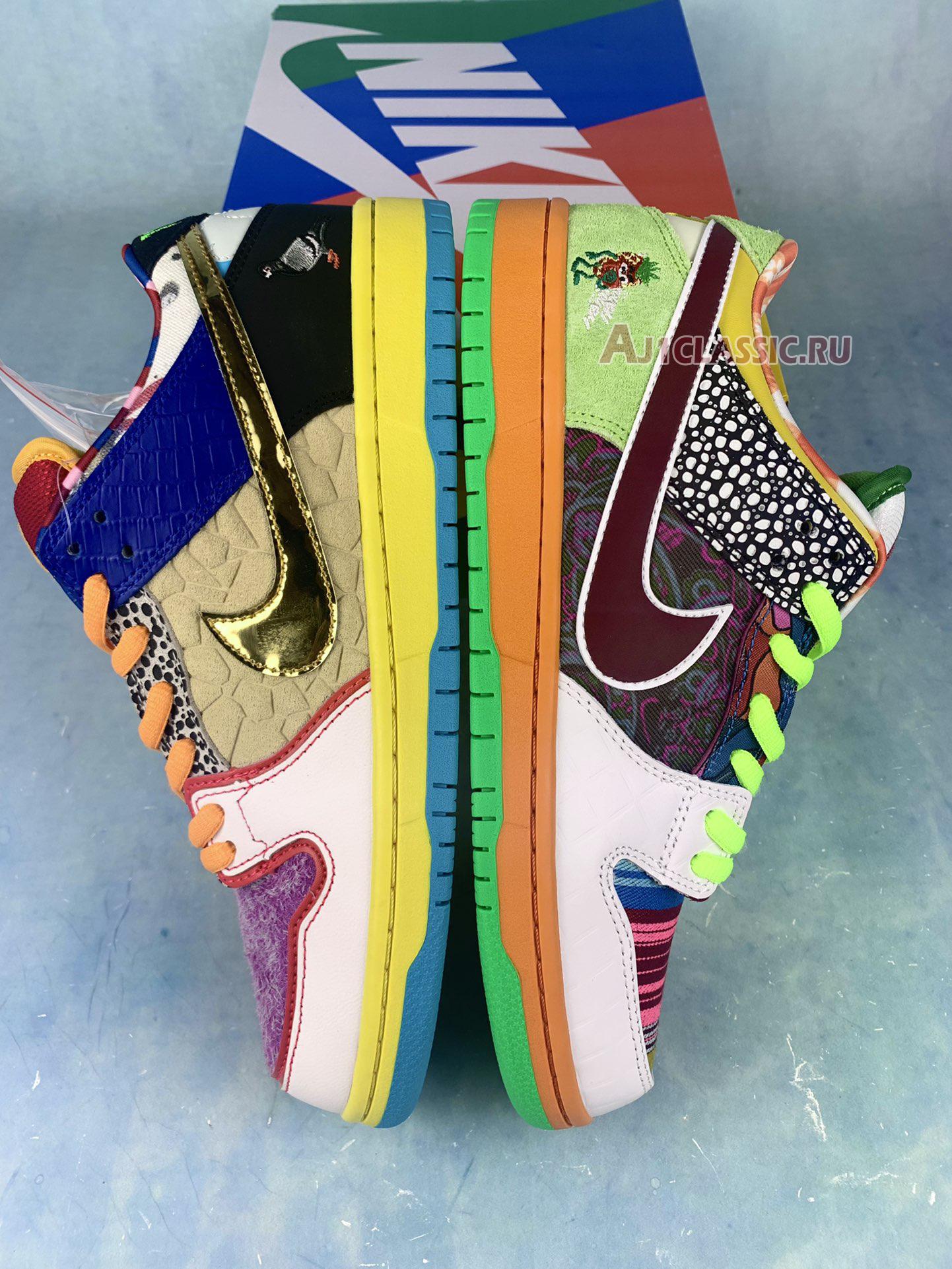 New Nike Dunk Low Pro SB "What The Paul" CZ2239-600-3 Shoes