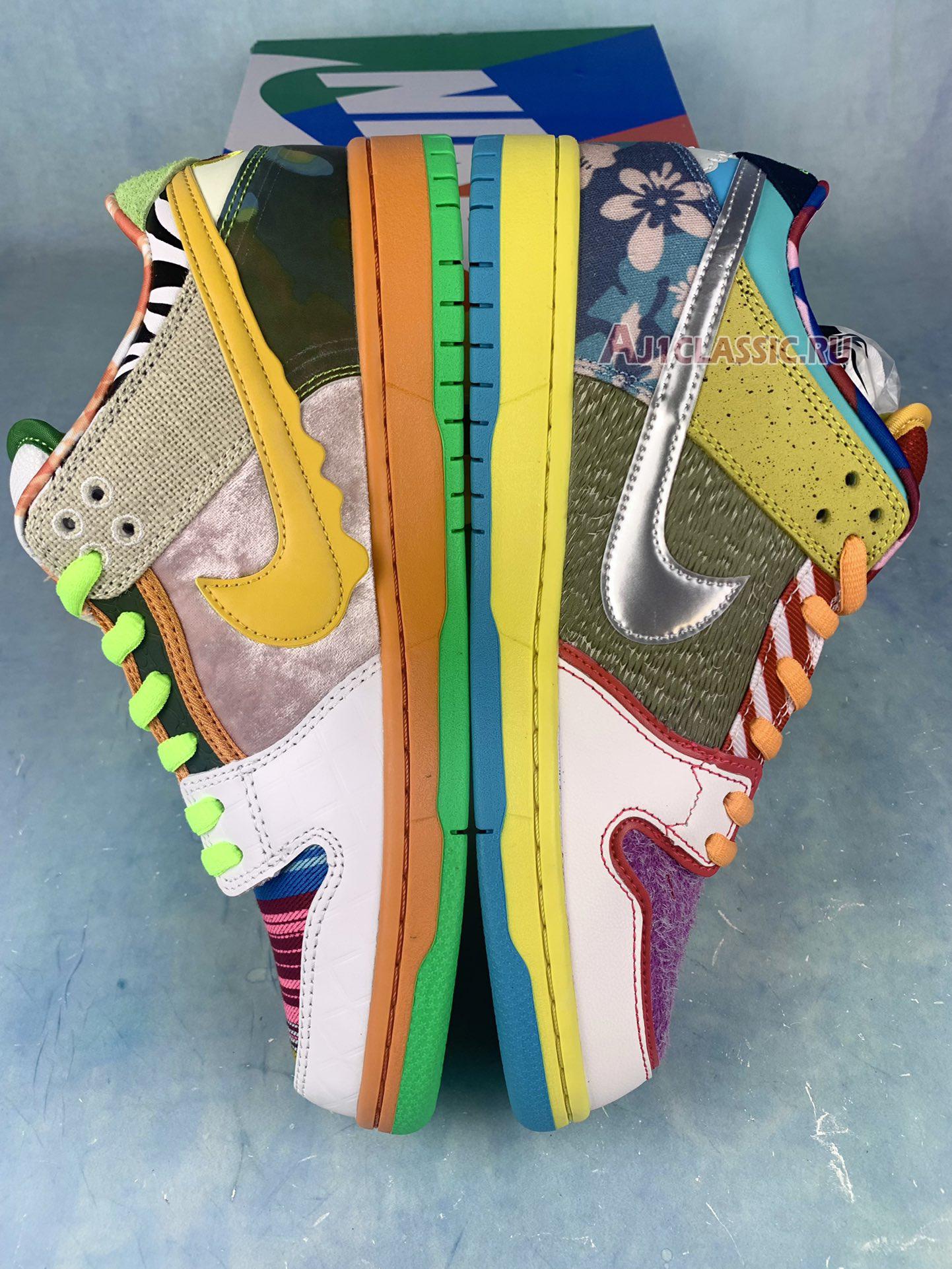 New Nike Dunk Low Pro SB "What The Paul" CZ2239-600-3 Shoes