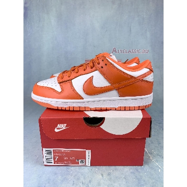 Nike Dunk Low Retro SP Syracuse CU1726-101-1 White/Orange Blaze Mens Womens Shoes