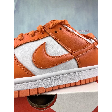 Nike Dunk Low Retro SP Syracuse CU1726-101-1 White/Orange Blaze Mens Womens Shoes