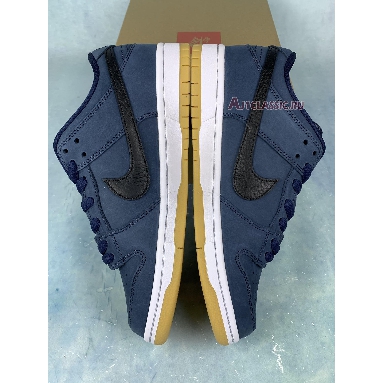 Nike Dunk Low Pro ISO SB Navy Gum CW7463-401 Midnight Navy/White/Gum Mens Womens Shoes