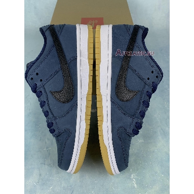 Nike Dunk Low Pro ISO SB Navy Gum CW7463-401 Midnight Navy/White/Gum Mens Womens Shoes