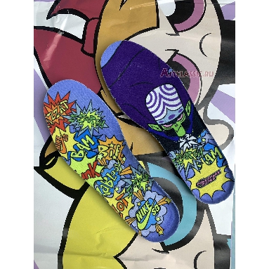 The Powerpuff Girls x Nike Dunk Low Pro SB QS Bubbles FZ8320-400 Blue Chill/Deep Royal Blue/Active Pink Mens Womens Shoes