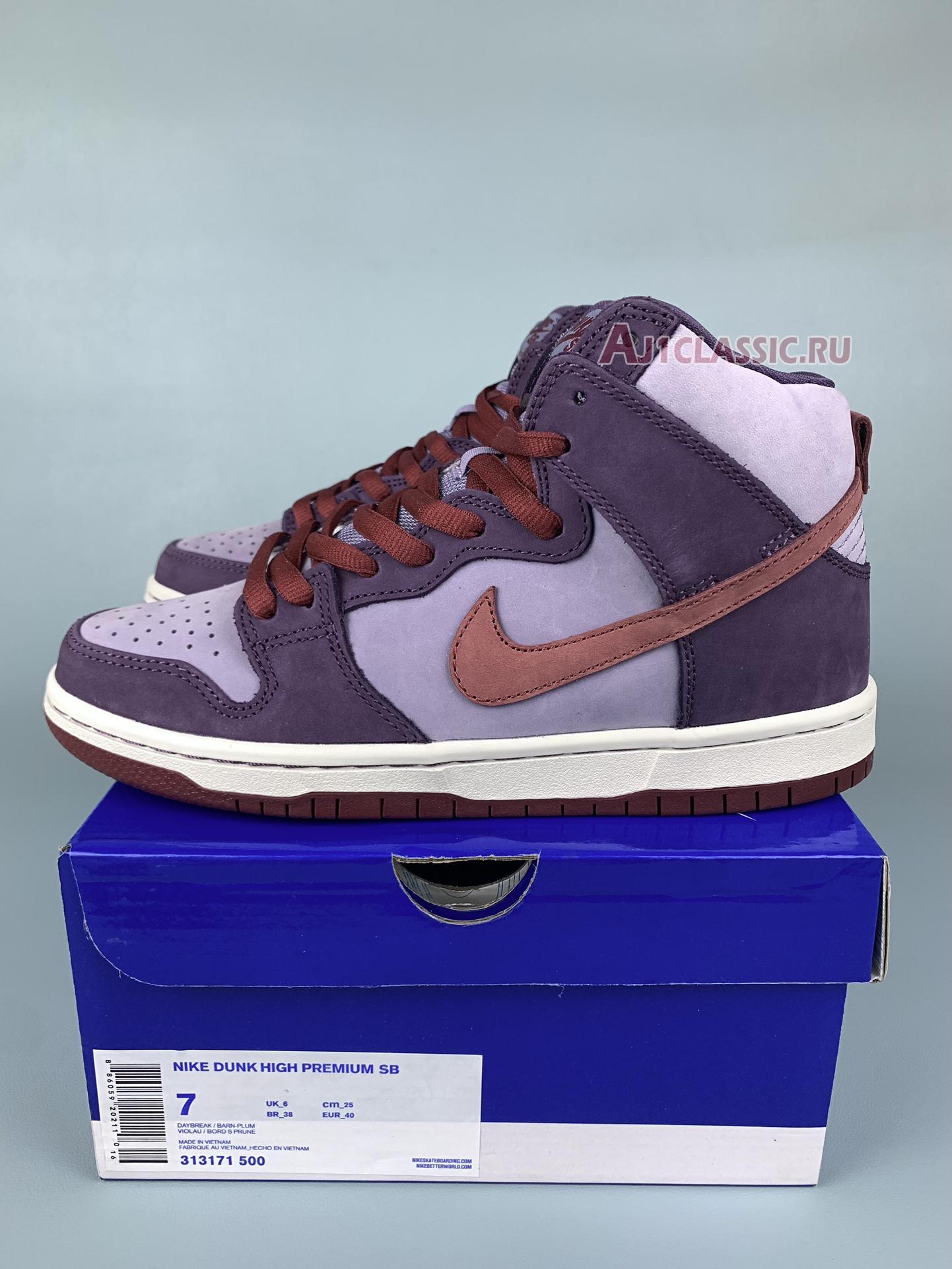 New Nike Dunk High Premium SB "Plum" 313171-500 Shoes