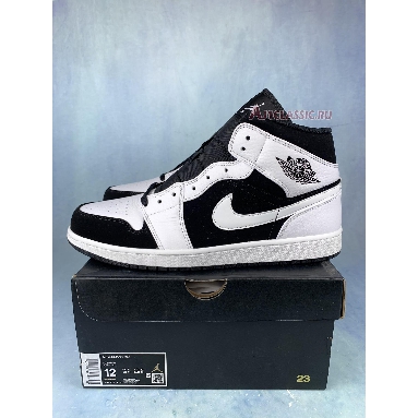 Air Jordan 1 Retro Mid Tuxedo 554724-113-1 Black/White Sneakers