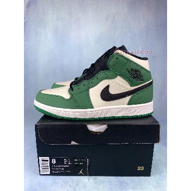 Air Jordan 1 Mid Pine Green 852542-301-1 Pine Green/Sail-Black Sneakers