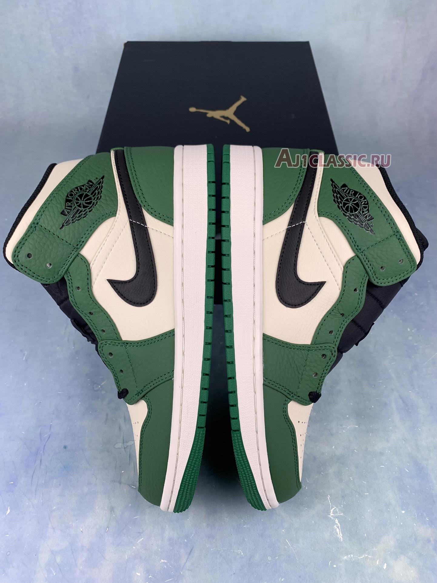 New Air Jordan 1 Mid "Pine Green" 852542-301-1 Shoes