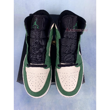 Air Jordan 1 Mid Pine Green 852542-301-1 Pine Green/Sail-Black Mens Womens Shoes