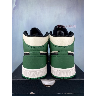 Air Jordan 1 Mid Pine Green 852542-301-1 Pine Green/Sail-Black Sneakers