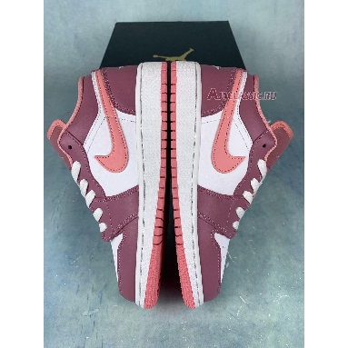 Air Jordan 1 Low GS Desert Berry 553560-616 Desert Berry/Coral Chalk/White Sneakers