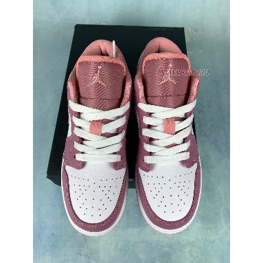 Air Jordan 1 Low GS Desert Berry 553560-616 Desert Berry/Coral Chalk/White Sneakers