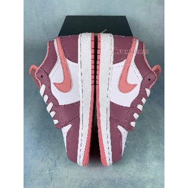 Air Jordan 1 Low GS Desert Berry 553560-616 Desert Berry/Coral Chalk/White Sneakers