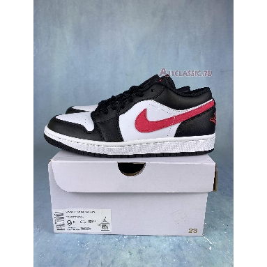 Air Jordan 1 Low Siren Red DC0774-004 Black/Siren Red/White Sneakers