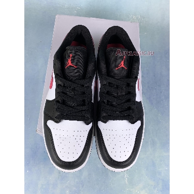 Air Jordan 1 Low Siren Red DC0774-004 Black/Siren Red/White Sneakers