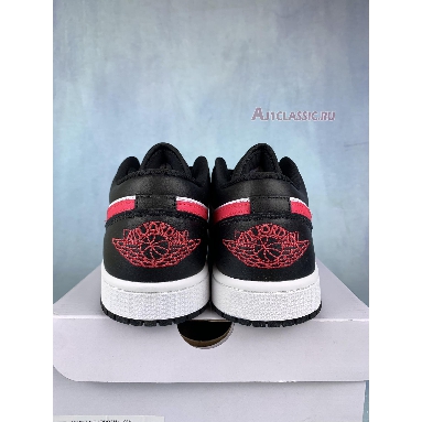 Air Jordan 1 Low Siren Red DC0774-004 Black/Siren Red/White Sneakers