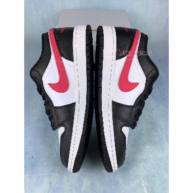 Air Jordan 1 Low Siren Red DC0774-004 Black/Siren Red/White Sneakers