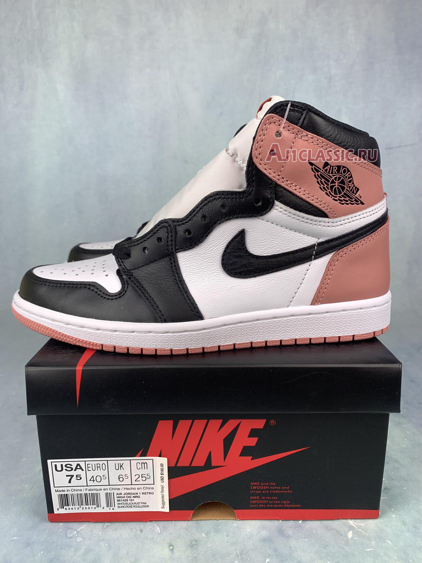 New Air Jordan 1 Retro High NRG "Rust Pink" 861428-101-1 Shoes