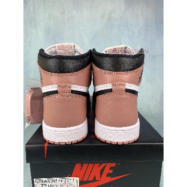 Air Jordan 1 Retro High NRG Rust Pink 861428-101-1 White/Black-Rust Pink Mens Womens Shoes