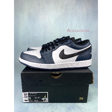 Air Jordan 1 Low Dark Teal 553558-411-1 Armory Navy/White/Black Sneakers