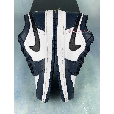 Air Jordan 1 Low Dark Teal 553558-411-1 Armory Navy/White/Black Sneakers