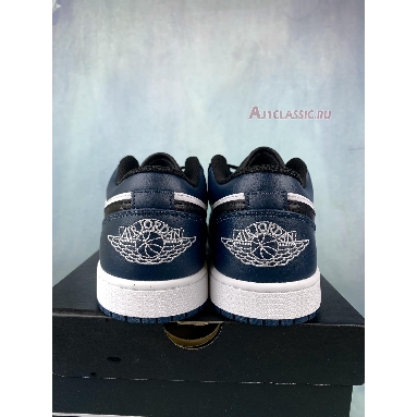 Air Jordan 1 Low Dark Teal 553558-411-1 Armory Navy/White/Black Sneakers