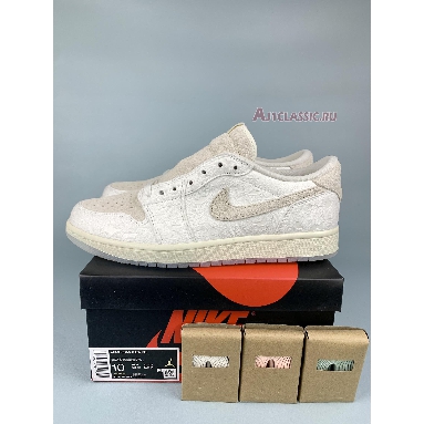 Chris Paul x Air Jordan 1 Retro Low OG Give Them Flowers FZ0455-200 Light Cream/Light Cream/Sail Mens Womens Shoes