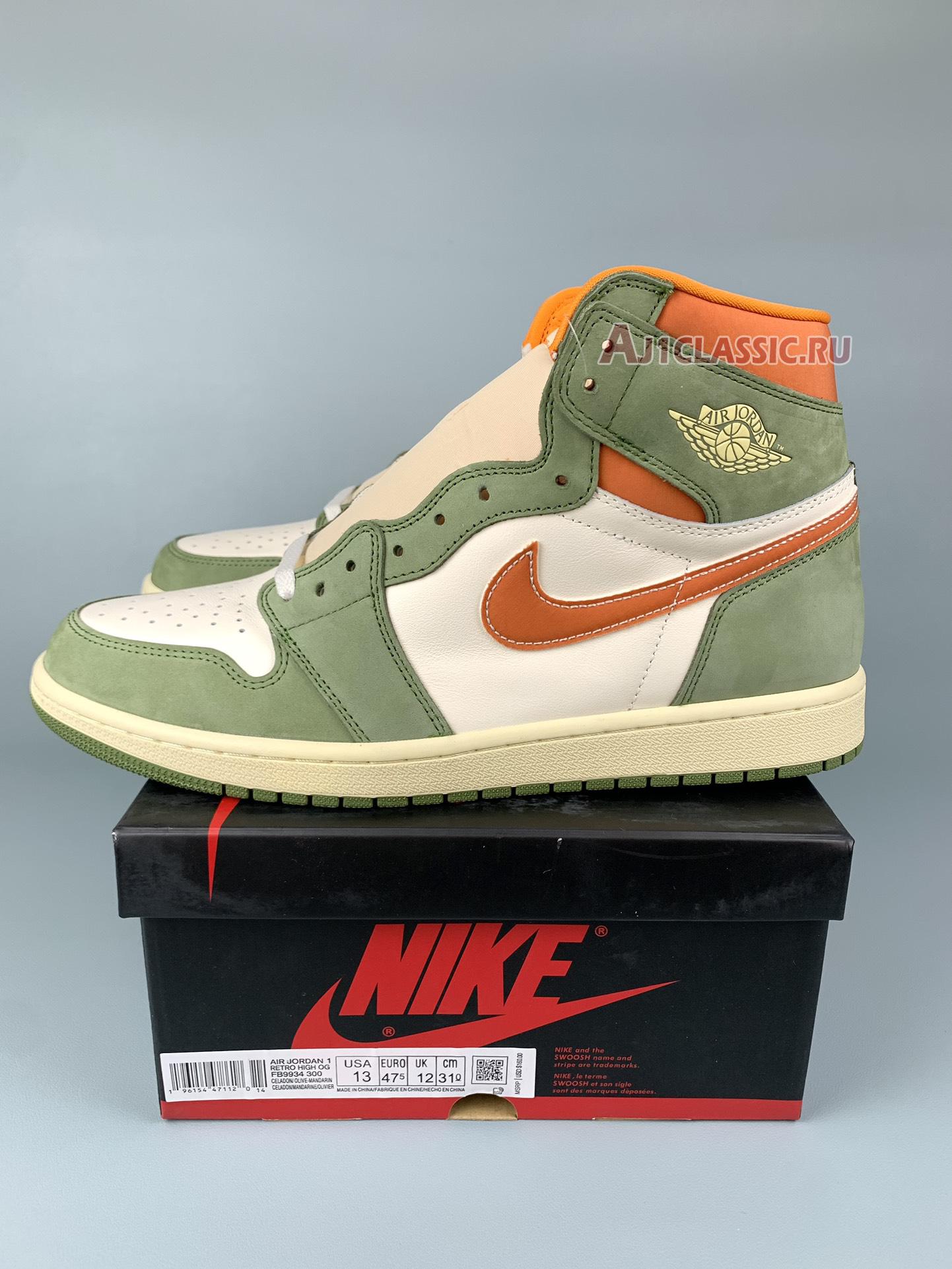 New Air Jordan 1 Retro High OG "Craft - Celadon" FB9934-300 Shoes