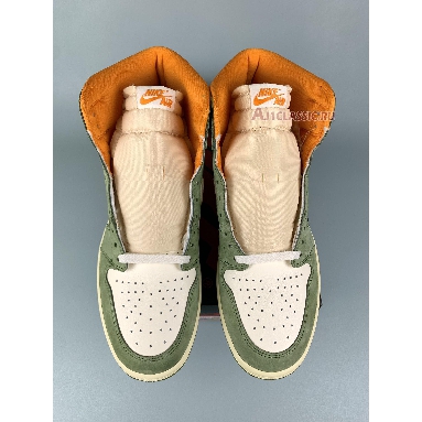 Air Jordan 1 Retro High OG Craft - Celadon FB9934-300 Celadon/Sky J Light Olive/Bright Mandarin/Coconut Milk/Pale Ivory Sneakers