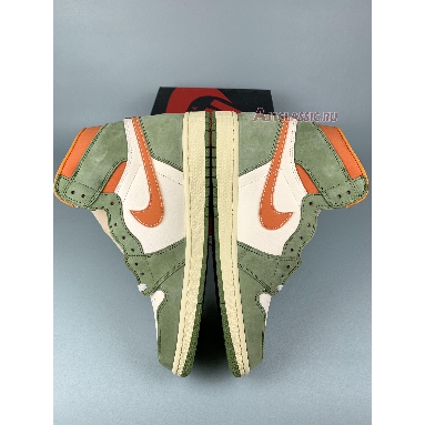 Air Jordan 1 Retro High OG Craft - Celadon FB9934-300 Celadon/Sky J Light Olive/Bright Mandarin/Coconut Milk/Pale Ivory Sneakers