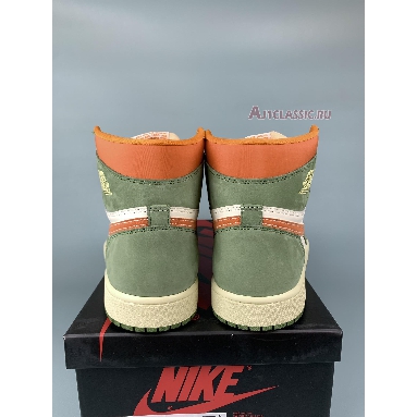 Air Jordan 1 Retro High OG Craft - Celadon FB9934-300 Celadon/Sky J Light Olive/Bright Mandarin/Coconut Milk/Pale Ivory Sneakers