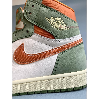 Air Jordan 1 Retro High OG Craft - Celadon FB9934-300 Celadon/Sky J Light Olive/Bright Mandarin/Coconut Milk/Pale Ivory Sneakers