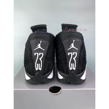 Air Jordan 14 Retro Black White 487471-016 Black/Black/White/University Red Mens Womens Shoes